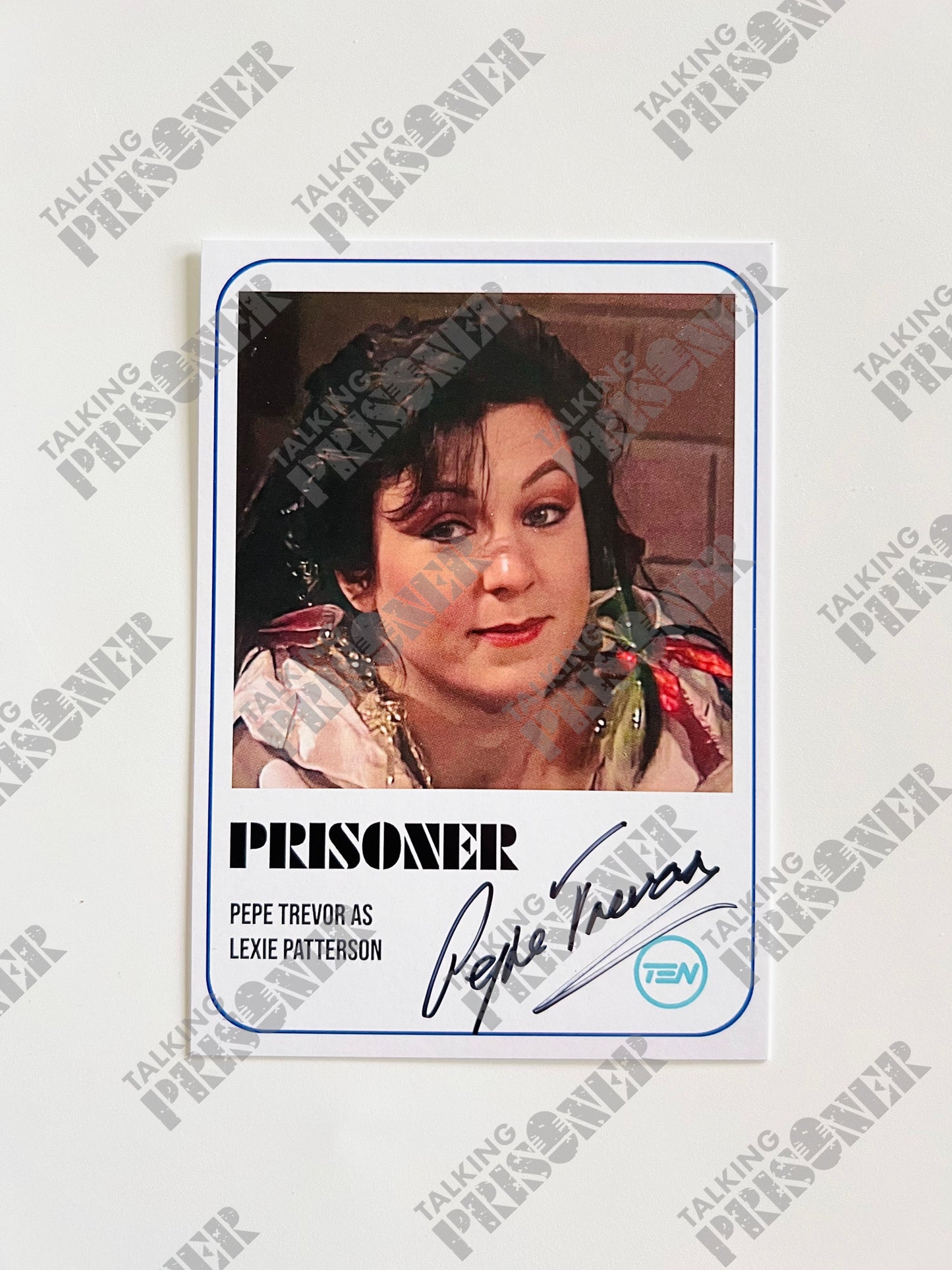 Prisoner Fan Card - Pepe Trevor as 'Lexie Patterson' (Signed)