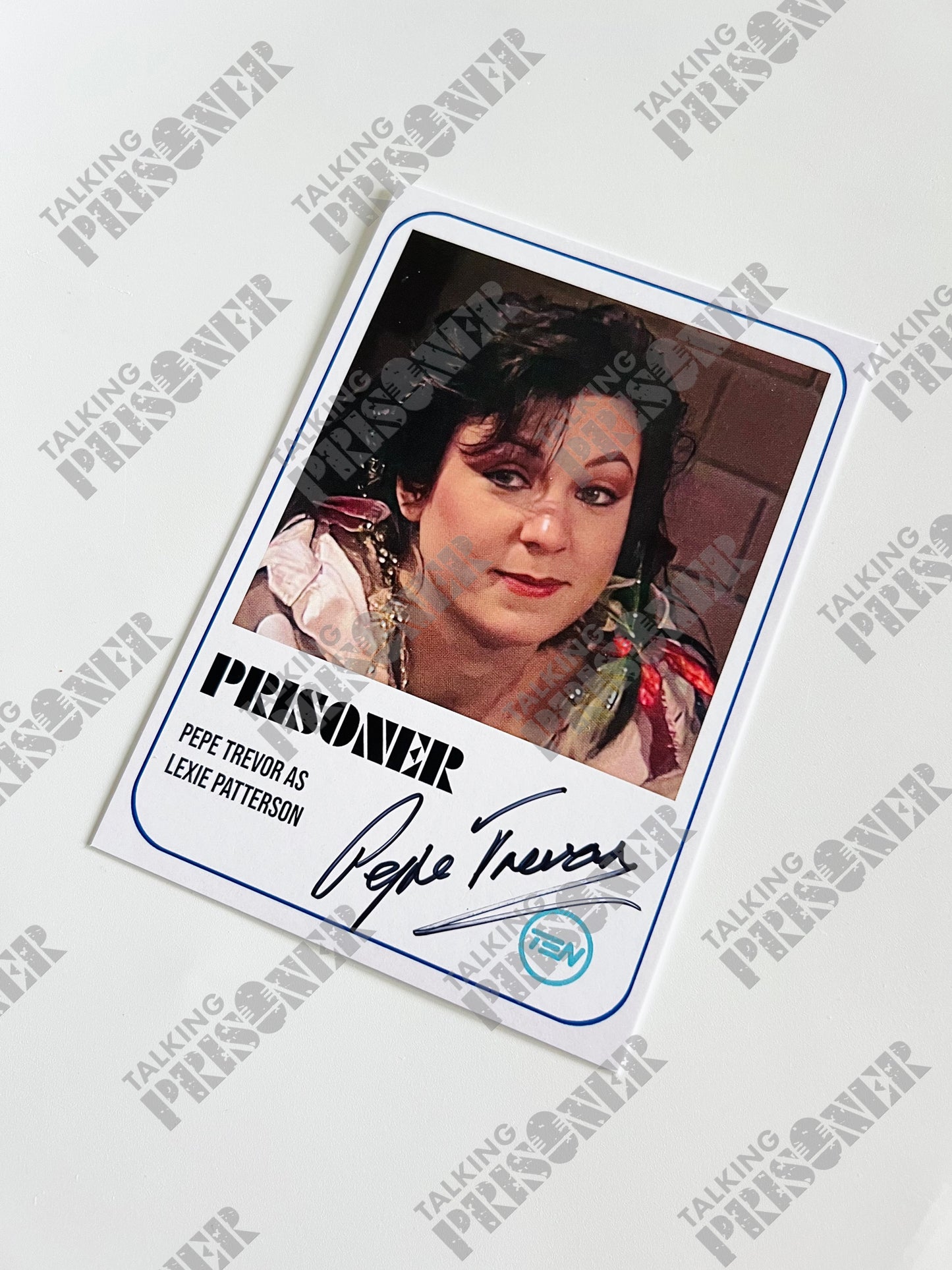 Prisoner Fan Card - Pepe Trevor as 'Lexie Patterson' (Signed)