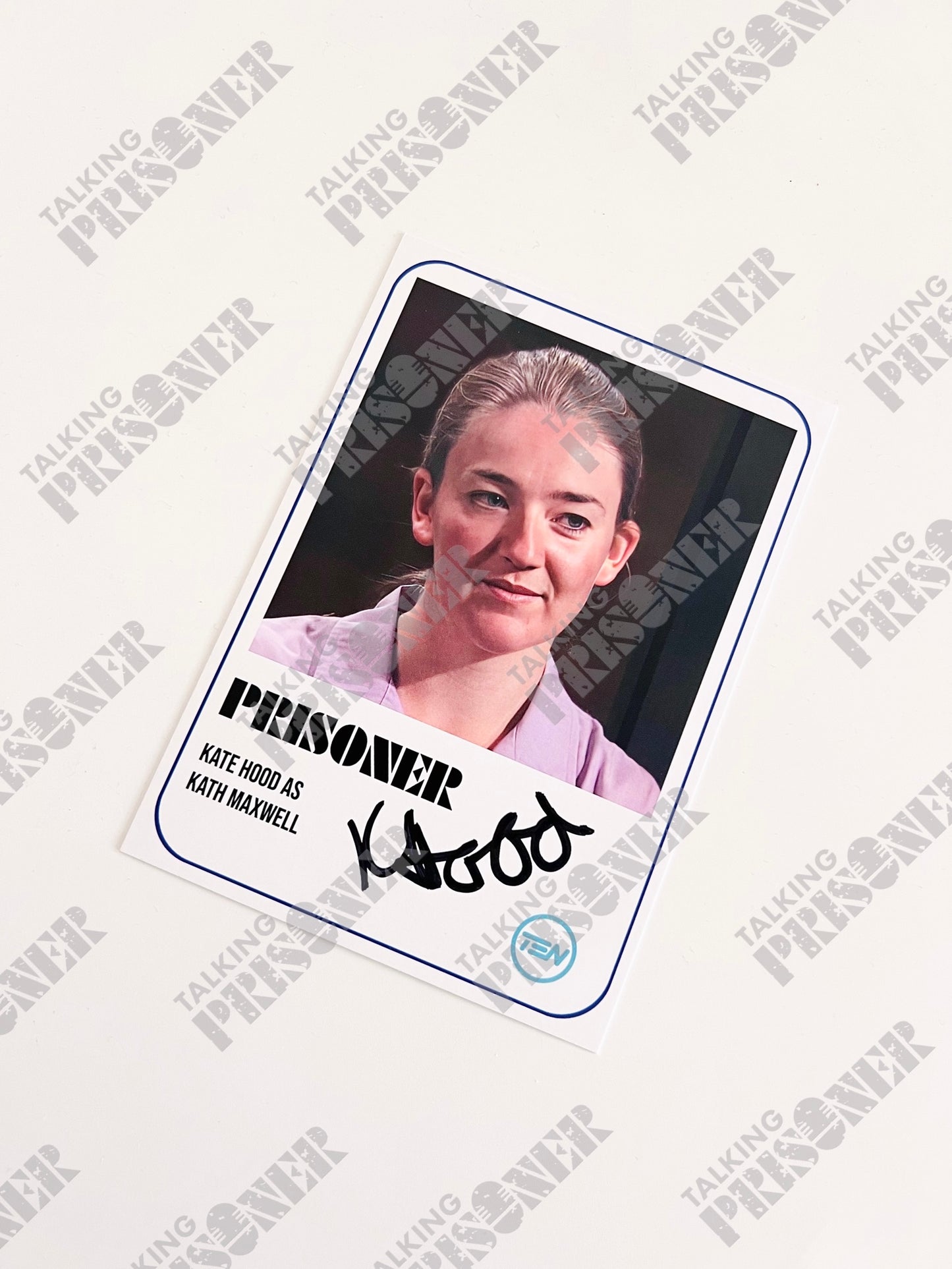 Prisoner Fan Card - Kate Hood as 'Kath Maxwell' (Signed)