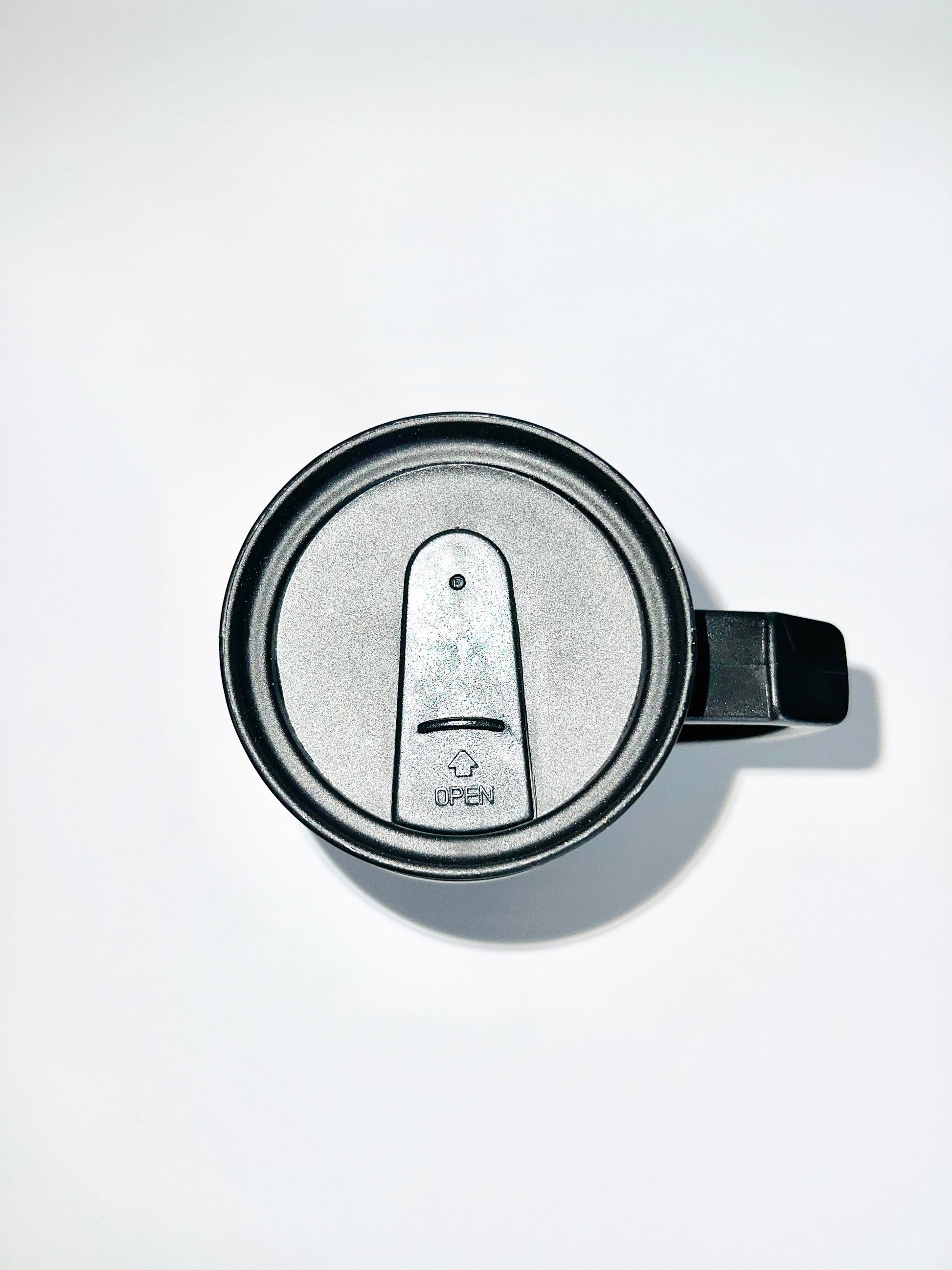 Top view of travel mug