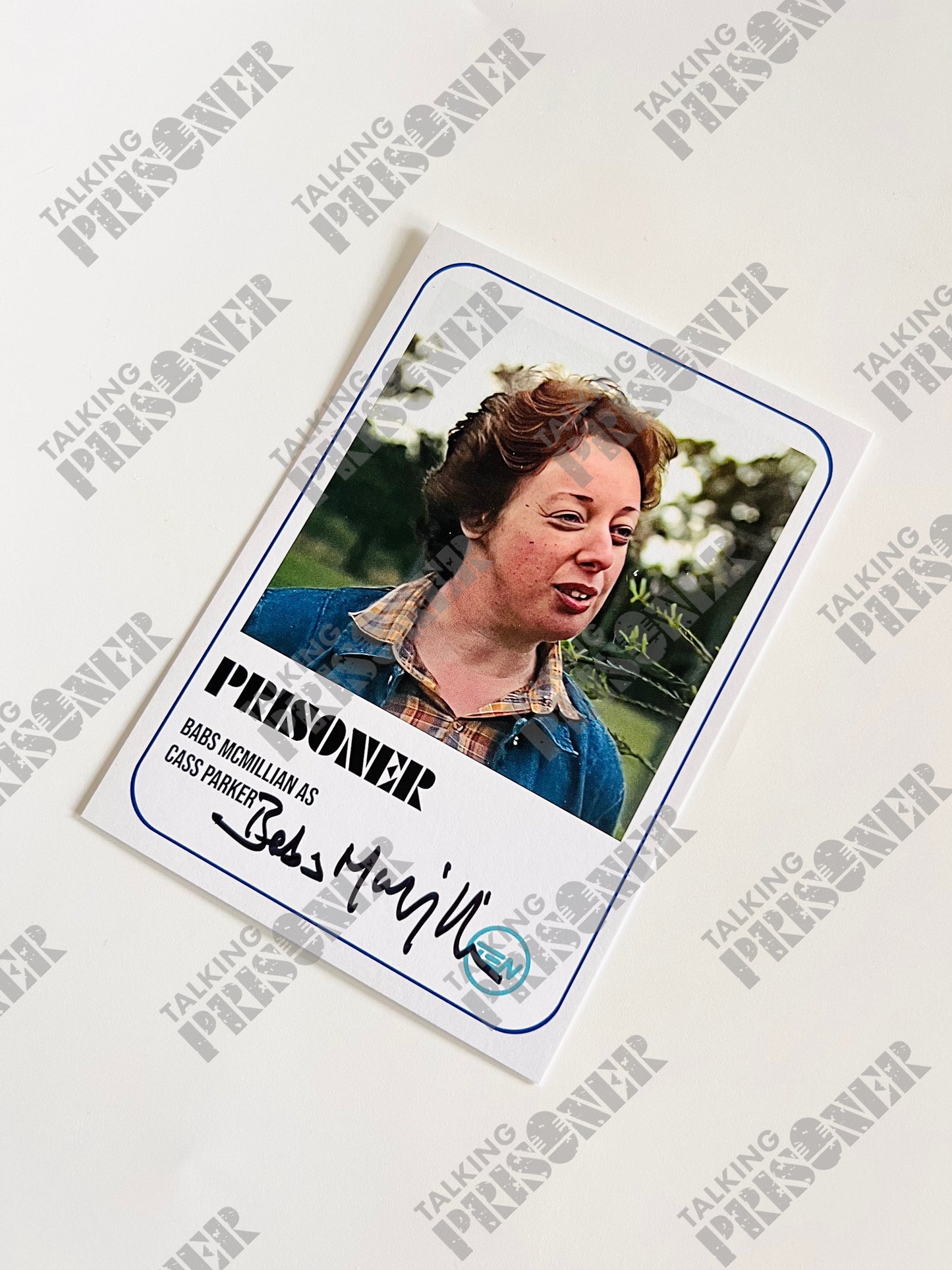 Prisoner Fan Card - Babs McMillan as 'Cass Parker' (Signed)
