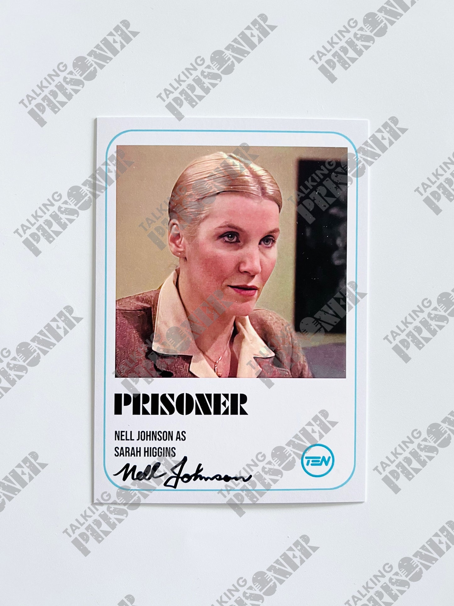 Prisoner Fan Card - Nell Johnson as 'Sarah Higgins' (Signed)