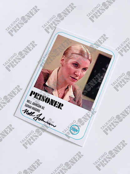 Prisoner Fan Card - Nell Johnson as 'Sarah Higgins' (Signed)