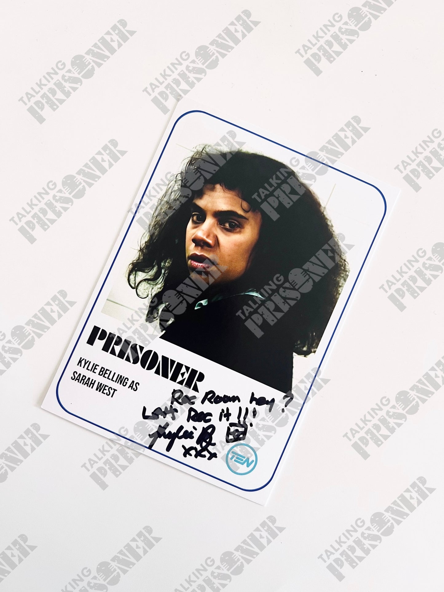 Prisoner Fan Card - Kylie Belling as 'Sarah West' (Signed)