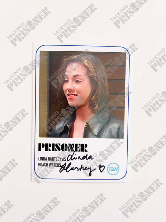 Prisoner Fan Card - Linda Hartley as 'Roach Waters' (Signed)