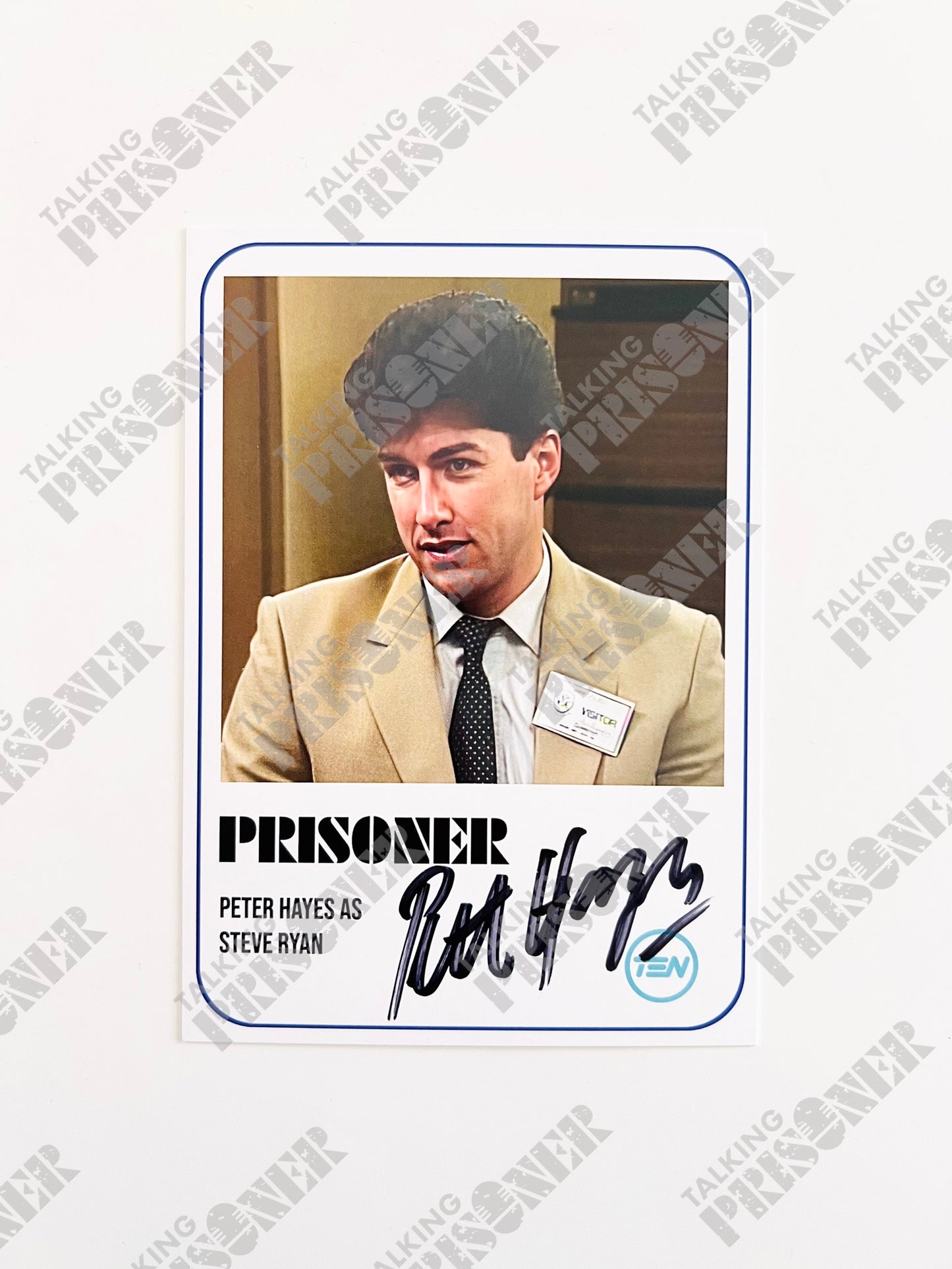 Prisoner Fan Card - Peter Hayes as 'Steve Ryan' (Signed)